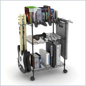 Atlantic Inc Three Tier Game Cart In Black