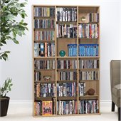Atlantic Inc 756 CD, 360 DVD Maple Media Tower