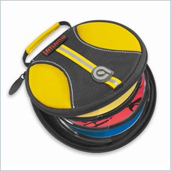 Atlantic Inc Halogen Yellow 24-CD or DVD Disc Wallet