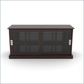 Atlantic Inc Windowpane TV Stand In Espresso