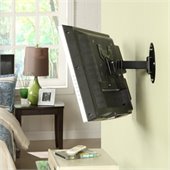 Atlantic Inc Medium Full Motion Articulating TV Mount in Matte Black