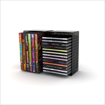 Atlantic Inc Disc Storage Module 12 DVD in Black
