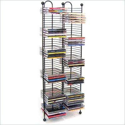 Atlantic Inc 100-CD Metal Nestable CD Storage Tower