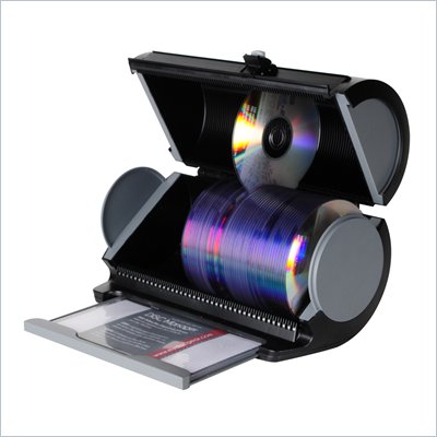 Atlantic Inc Disc Manager 80 Disc Storage in Black
