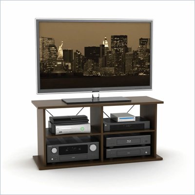 Atlantic Inc Duo TV and Audio Stand In Mocha