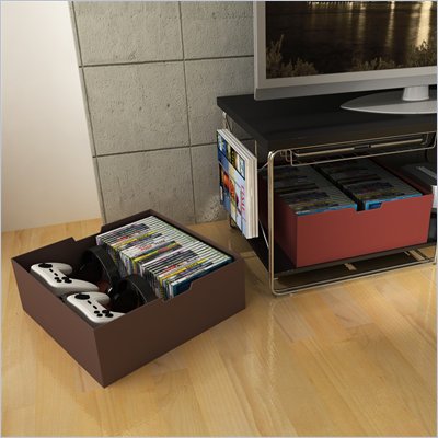 Atlantic Inc Large Media Bin in Henna Red