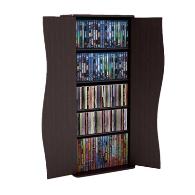 Atlantic Inc Venus Media Storage Cabinet 108 Bluray 88 DVD or 198 CD