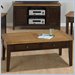 Jofran 016 Series Rectangular Wood Cocktail Table in Oak and Brown