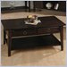 Jofran 081 Series Rectangular Wood Cocktail Table in Heirloom Oak