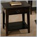 Jofran 081 Series Wood End Table in Heirloom Oak
