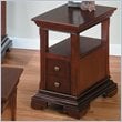 ADD TO YOUR SET: Jofran 299 Series Miniature Wood Chairside Table in Regal Cherry