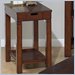 Jofran 307 Series Wood Chairside Table in Cranston Cherry