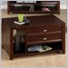 Jofran Miniature 367 Series Rectangular Wood Top Cocktail Table in Saddleback Cherry