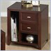 Jofran 367 Series Miniature Wood End Table in Saddleback Cherry