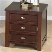 Jofran 376 Series Wood End Table in Gilbert Cherry