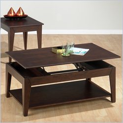 Jofran 401 Series Rectangular Wood Lift-Top CoffeeTable in Albion Oak