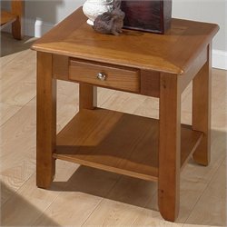 Jofran 480 Series Wood End Table in Oak