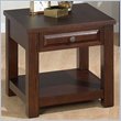 ADD TO YOUR SET: Jofran 484 Series Square Wood End Table in Ogden Oak