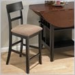 ADD TO YOUR SET: Jofran Counter Height Stool with Beige Fabric (Set of 2)