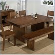 ADD TO YOUR SET: Jofran Fixed Casual Dining Table in Braeburn Rough Hewn Cherry Finish