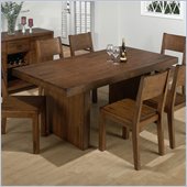 Jofran 7 Piece Dining Set in Braeburn Rough Hewn Cherry