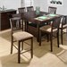 Jofran 7 Piece Counter Height Dining set in Baker's Cherry