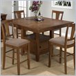ADD TO YOUR SET: Jofran Counter Height Table Top with Butterfly Leaf in Saddle Brown Oak Finish