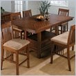 ADD TO YOUR SET: Jofran Counter Height Table with Butterfly Leaf in Saddle Brown Oak Finish