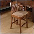 ADD TO YOUR SET: Jofran Mission Counter Height Stool in Saddle Brown Oak (Set of 2)