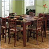 Jofran Counter Height Table with Butterfly Leaf in Amaretto Finish