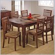 Jofran Rectangle Casual Dining Table with Butterfly Leaf in Amaretto Finish