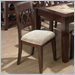 Jofran "XX" Back Side Chair in Arno Amaretto (Set of 2)