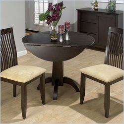 Jofran3 Piece Conventional Height Dining Set in Dark Chianti