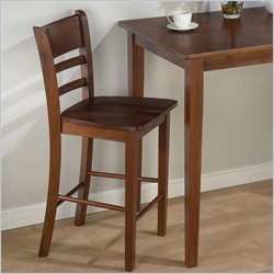 Jofran Lifestyle Counter Height Stool in Bailey Brown