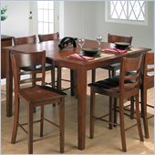 Jofran Counter Height Table with Butterfly Leaf in Bailey Brown Finish