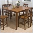 ADD TO YOUR SET: Jofran Counter Height Table with Butterfly Leaf in Kura Espresso & Canyon Gold Finish