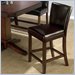Jofran Counter Height Chestnut Vinyl Side Chair (Set of 2)