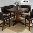 Jofran 4 Piece Dining Set in Carlsbad Cherry