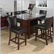 Jofran 5 Piece Dining Set in Carlsbad Cherry