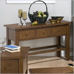 Jofran 073 Series Three Drawer Console Table