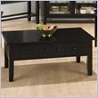 ADD TO YOUR SET: Jofran 272 Series Rectangular Black Wood Coffee table