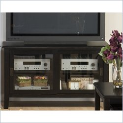 Jofran 272 Series Hardwood Media Unit / TV Stand in Black
