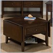 ADD TO YOUR SET: Jofran 354 Series Drop-Leaf Wood Coffee Table in Newport Cherry