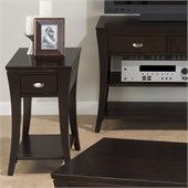 Jofran 629 Series Chairside Table in Manhattan Espresso