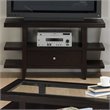 ADD TO YOUR SET: Jofran Marlon Rectangle Sofa Table TV Stand With Wood Top in Wenge Finish