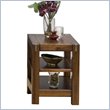 ADD TO YOUR SET: Jofran Chairside Table with 2 Shelves in Rustic Loft Finish