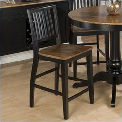 Jofran 244 Series Bradford Counter Height Stool in Black