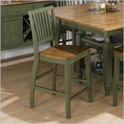 Jofran 344 Series Bradford Counter Height Stool in Green