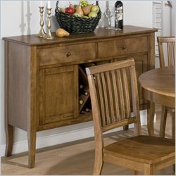 Jofran 544 Series Wood Top Server Sideboard in Antique Honey