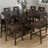 Jofran 453 Series Counter Height Dining Table in Espresso
